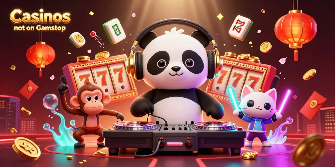 Engaging scene with Casinos not on Gamstop characters enhancing the excitement of slot gaming.