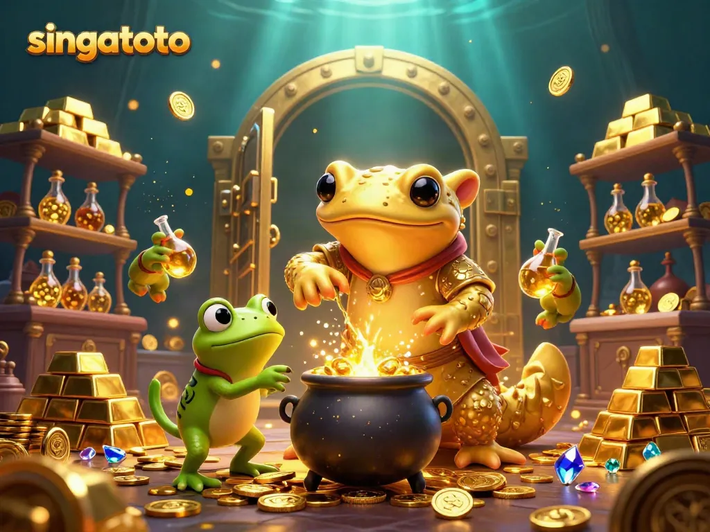 Experience winning strategies at singatoto with a dynamic scene of gold transmutations and gambling excitement.