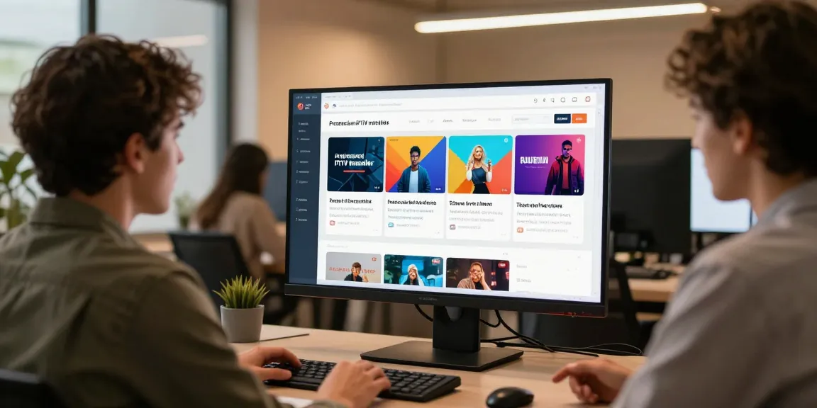"IPTV reseller assisting a local business, showcasing quality service and community involvement."